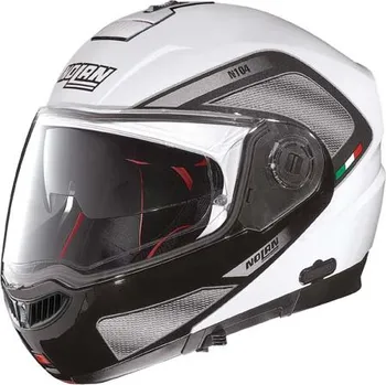 Nolan N104 Absolute Tech N-Com Metal White, M