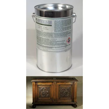 Olej na dřevo Hyperticus BIO - Lněný olej s včelím voskem Original, plechovka 5 l