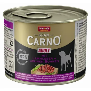 Krmivo pro psa Animonda GranCarno Adult jehněčí játra/zelené fazole 200g
