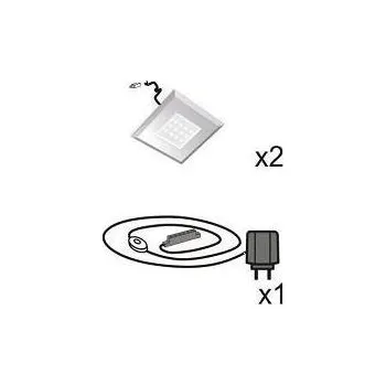 Bodové svítidlo Osvětlení LED vitrín bodové 31 BW QS 02 - bílé