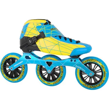 Kolečkové brusle Tempish Atatu modré/žluté/černé