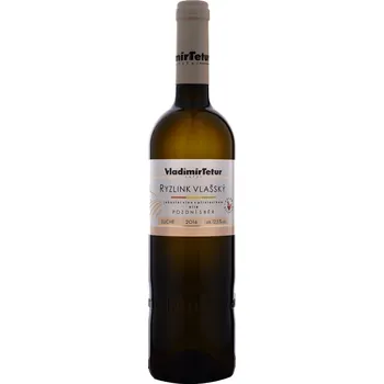 Víno Vinařství Vladimír Tetur Ryzlink Vlašský 2016 pozdní sběr 0,75 l
