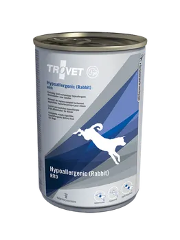 Krmivo pro psa Trovet Dog Hypoallergenic Rabbit konzerva 400 g
