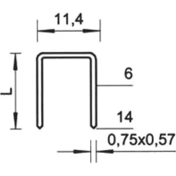 Sponkovačka Spony BeA Rapid 53/08 (2500ks)
