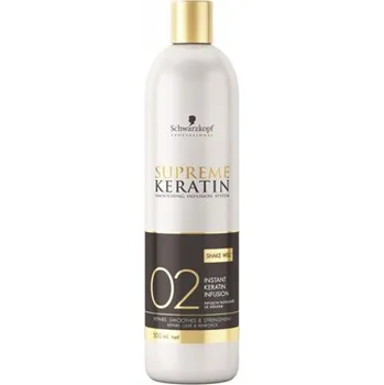 Vlasová regenerace Recenze Schwarzkopf Professional Supreme Keratin Instant Keratin Infusion 02 480 ml
