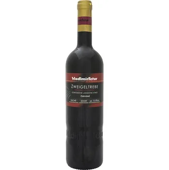 Víno Vinařství Vladimír Tetur Zweigeltrebe 2011 jakostní 0,75 l
