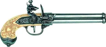 Replika zbraně Denix Pistole trojhlavňová s křesacím zámkem