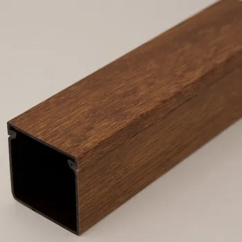 Plot Krycí profil 40x40mm zlatý dub folie