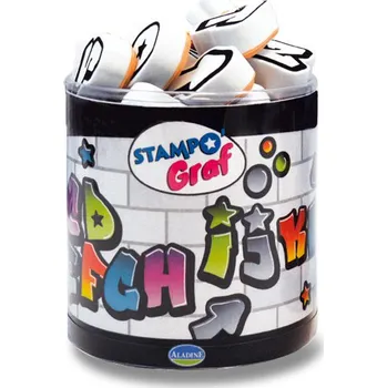 Dětské razítko AladinE Stampo Fun - Graffiti abeceda