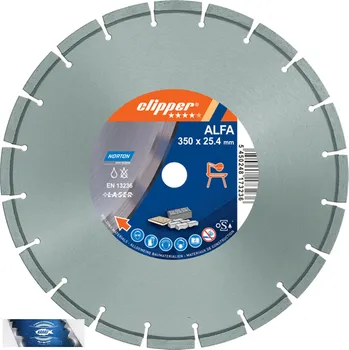 Řezný kotouč 400x25,4 mm diamantový kotouč na zámkovou dlažbu a běžné stavební materiály ALFA