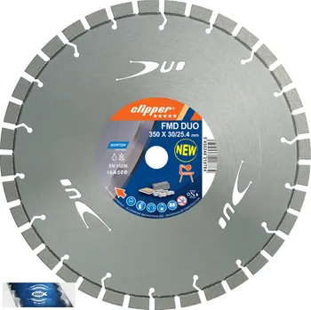 Řezný kotouč 350x25,4/30 mm diamantový kotouč na zámkovou dlažbu a běžné stavební materiály FMD DUO