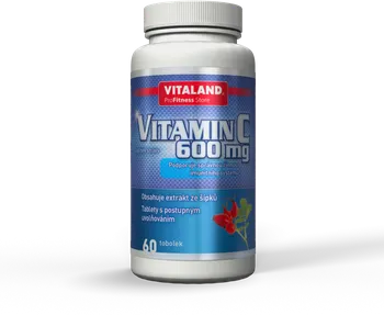 Vitaland Vitamin C 600 tbl. 60