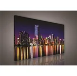 Obraz na plátně Noční město 100 x 75 cm