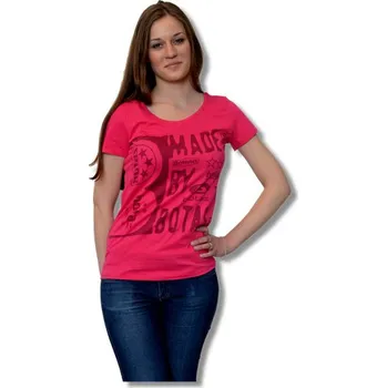 Dámská móda Dámské tričko gold memories w raspberry S - TX85902-5-240