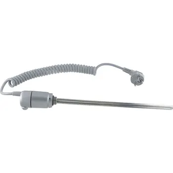 Topná tyč HOPA Elektrické topné těleso s termostatem pro radiátory, matný chrom