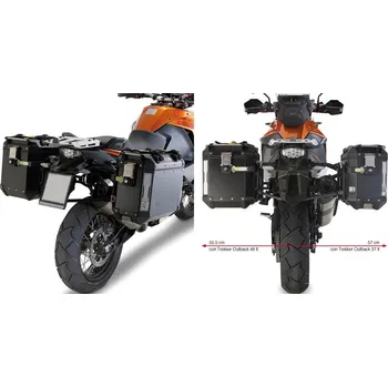 Zavazadlo na motocykl KTM Super Adventure 1290 (15-) - nosič hliníkových bočních kufrů