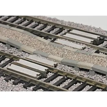 Modelová železnice Sypané nástupiště přechodový díl TT - JM 331203