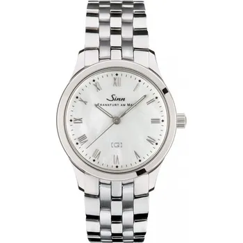 Hodinky Sinn 434 St Perlmutt W kovový náramek