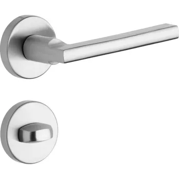 Dveřní kování Rostex Brit/SNH rozetové dveřní kování - klika-klika pro vložku Nerez