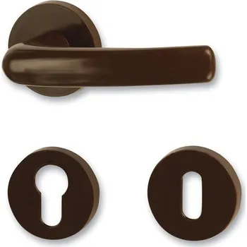 Dveřní kování Holar Klasik K 05 rozetové dveřní kování - hnědá