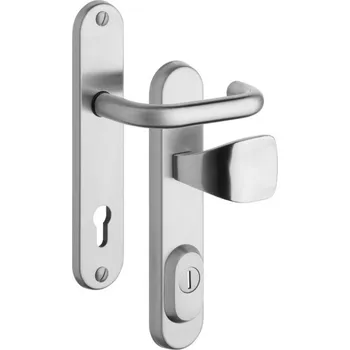 Rostex R1/O Bravo bezpečnostní kování - klika-madlo 90 Nerez Mat