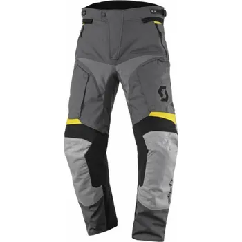 Moto kalhoty Scott Dualraid DP šedé/žluté