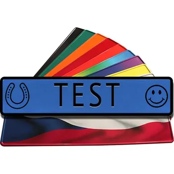 Jmenovka na stůl Jmenovka modrá