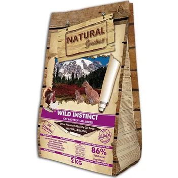 Krmivo pro kočku Natural Greatness Raceta Cat Wild Instinct kuře/krůta 2 kg