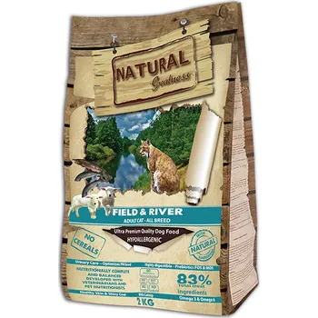 Krmivo pro kočku Natural Greatness Field River Cat Recipe losos/jehně 2 kg