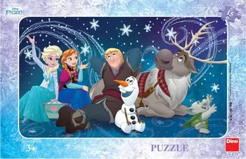 Puzzle Dino Frozen: Sněhové vločky 15 dílků