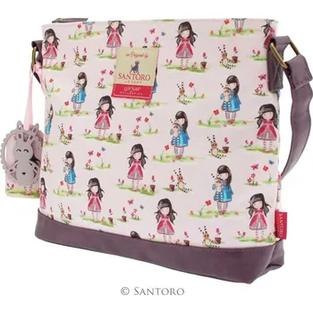 Peněženka Kabelka přes rameno - Pastel Patern Ladybird od firmy SANTORO Gorjuss (Canvas Cross Body Bag - Pastel Pattern Ladybird)