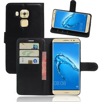 Pouzdro na mobilní telefon HUAWEI NOVA PLUS (5,5") - pouzdro (kryt obal) peněženka se stojánkem - černé