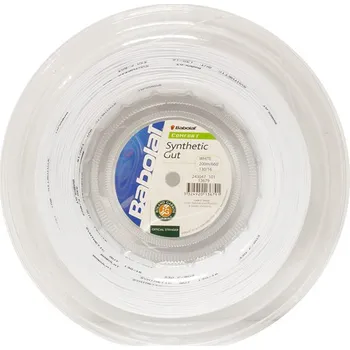 Struna na výplet tenisové rakety Babolat Syntetic Gut bílá 200 m