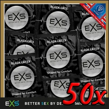 Kondom EXS Black Latex 50ks