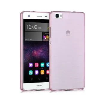 Ultra tenké průhledné pouzdro pro Huawei P8 Lite - růžová
