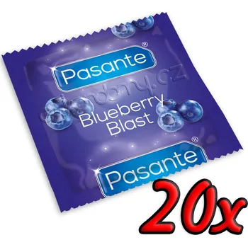 Kondom Pasante Blueberry Blast 20ks