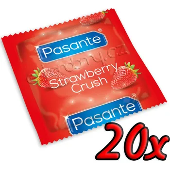 Kondom Pasante Strawberry Crush 20ks