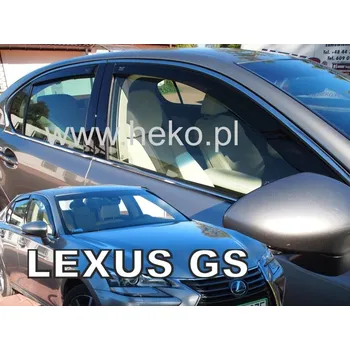 Plexi ofuk oken HEKO Ofuky oken - Lexus GS 250 4D r.v. 2016 (+zadní)
