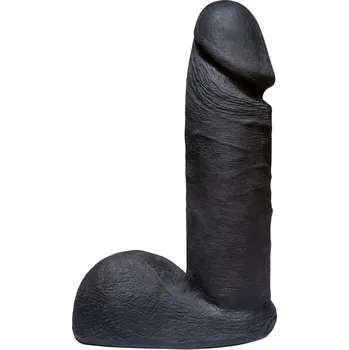 Dildo Doc Johnson Vac-U-Lock CodeBlack 6 Inch ULTRASKYN Realistic UR3 Cock - Luxusní realistické dildo 17cm Černá