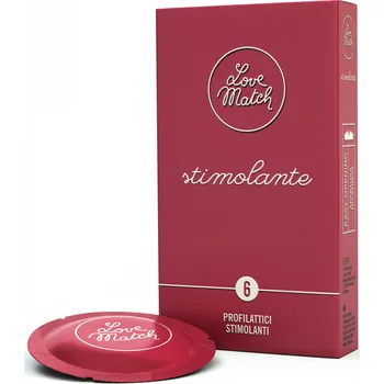 Kondom Love Match Stimulating 6ks