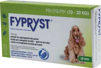 Antiparazitikum pro psa KRKA Fypryst Spot On Dog M 10-20 kg