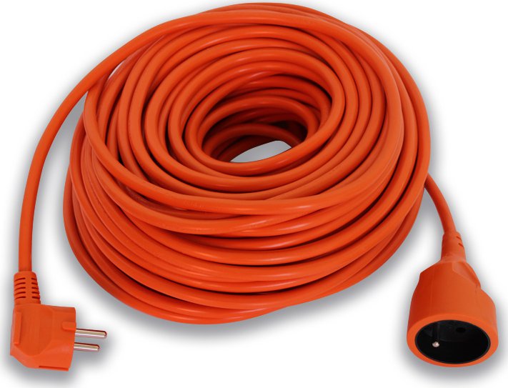 Prodlužovací kabel 20 m oranžový