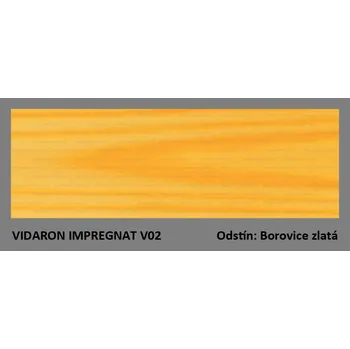 Olej na dřevo Sniezka VIDARON IMPREGNAT slabovrstvá lazura na dřevo (4,5L) odstín: V02 - Borovice zlatá