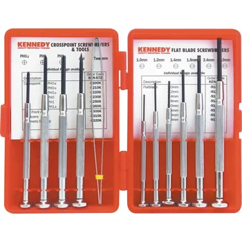 Šroubovák CROMWELL Sada přesných hodinářských šroubováků 11 ks KEN5729040K