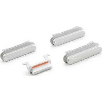 OEM iPhone 6S stříbrný set tlačítek (volume, mute a power button)