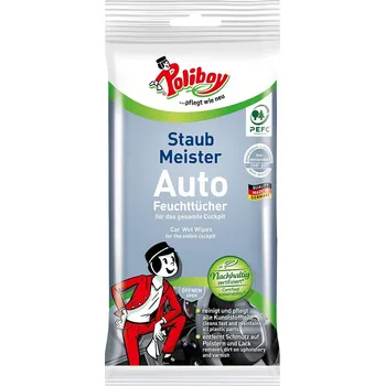 Poliboy Staubmeister vlhčené utěrky do auta 20 ks