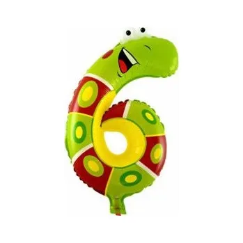 Balónek Foliový balonek dětský 40 cm - číslo 6