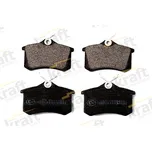 Sada brzdových destiček, vždy 4 kusy v sadě KRAFT AUTOMOTIVE 6010020