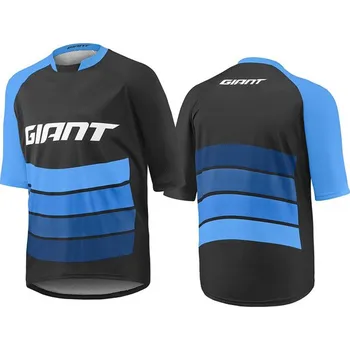 cyklistický dres Giant Transfer SS Jersey black/blue