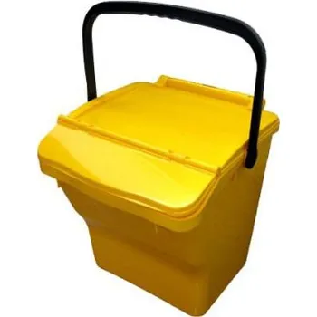 Odpadkový koš Odpadkový koš plastový na tříděný odpad - žlutá, 40 l